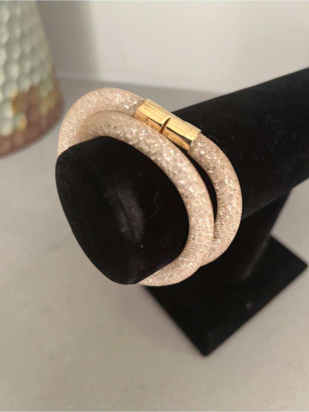Swarovski Stardust Deluxe Bracelet Gold plated- Pre-owned with care